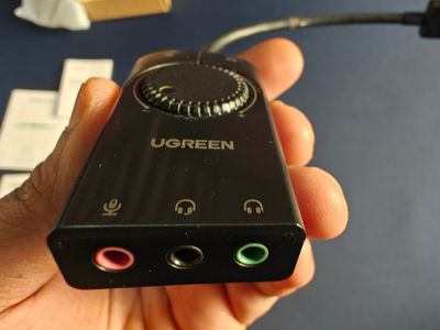 Ugreen Sound Card USB Audio Interface External 3.5mm Microphone Audio Adapter Soundcard for Laptop PS4 Headset USB Sound Card_img_5