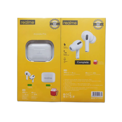 Realme AirPods Pro 5.0 – Bluetooth Earbuds + Free 3-in-1 Fast Charging USB Cable_img_1