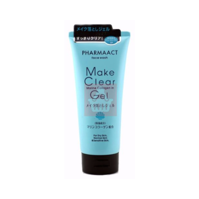Kumano Cosmetics Pharmaact Make Clear Gel Face Wash_img_0