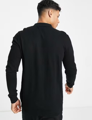Polo Long Sleeve Zip Shirt & Trouser Set_img_2