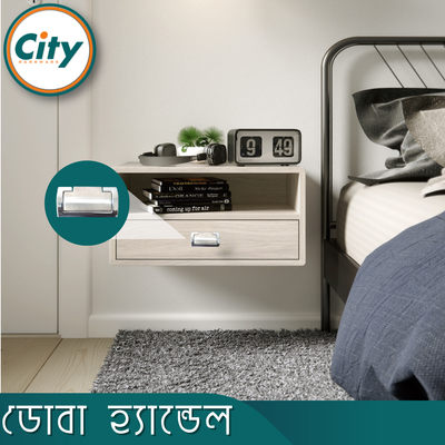 ১ পিস ফার্নিচার হ্যান্ডেল ক্যাবিনেট সজ্জা ড্রয়ার হ্যান্ডেল স্লিম হ্যান্ডেল ডোবা হ্যান্ডেল সিলভার_img_5