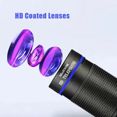 36X Telephoto Lens Mobile Phone Monocular Telescope With Phone Clip Suit Most Smartphones For Watching Competition Photorgaph_img_2
