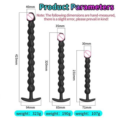 Long Pulling beads Anal Plug Huge Anal Dildo Dilator Butt Plug Prostate massage Masturbator Adult Anal Sex Toy For Women Men Gay_img_5