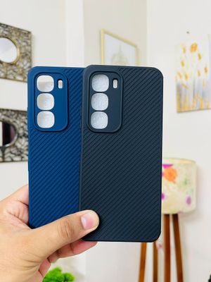 Infinix Hot 60i /Infinix Hot 60 Back Cover Silicone Case Texture Premium Quality Rubber Finished_img_0