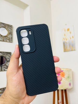 Infinix Hot 60i /Infinix Hot 60 Back Cover Silicone Case Texture Premium Quality Rubber Finished_img_1