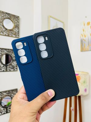 Infinix Hot 60i /Infinix Hot 60 Back Cover Silicone Case Texture Premium Quality Rubber Finished_img_2