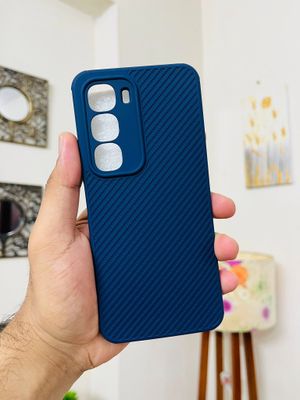 Infinix Hot 60i /Infinix Hot 60 Back Cover Silicone Case Texture Premium Quality Rubber Finished_img_3