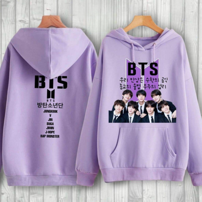 Group & Purple Logo Lyrics Unisex Hoodie_img_0