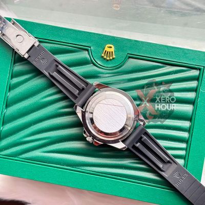 Rolex Yatch Master ||Silver Black | AA+ Grade || With Rolex Mid-Size Box_img_1