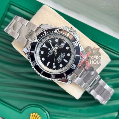 Rolex SEA Dweller || Single tone Silver Black  || AA+ || Rolex Box Single_img_0