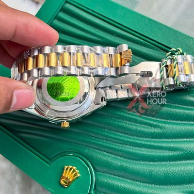 Rolex Day Date || Dual Tone || Grey Dial || Rolex Mid Size Box_img_2
