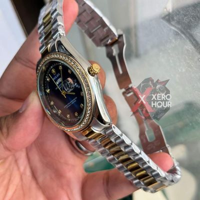 Rolex Day Date || Dual Tone Blue  || AA+ || Rolex Box Single_img_3