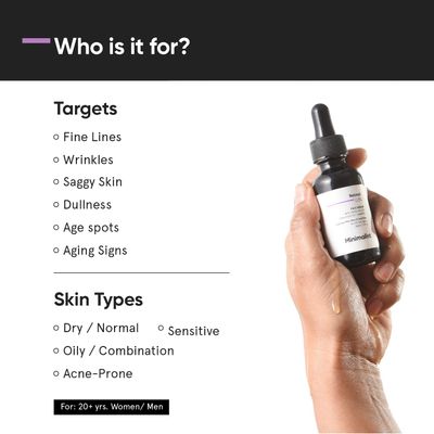 Minimalist 0.3% Retinol + Q10 Anti-Aging Night Serum – Fine Lines & Wrinkles Reduction for Beginners_img_1