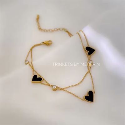 LOVE ANKLET -black_img_2