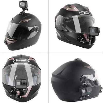 Action Camera Mount- Motorcycle Adjustable Helmet Chin Mount Compatible with Hero 3/4/5/6/7/8 Cameras_img_2