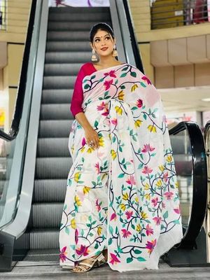 New Printed Half Silk Saree_img_4