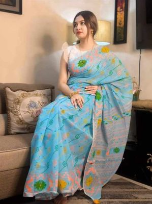 New Printed Half Silk Saree_img_10
