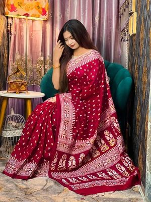 New Printed Half Silk Saree_img_11