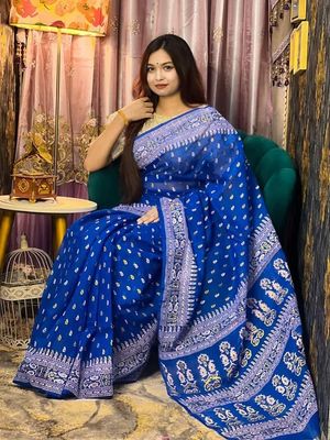 New Printed Half Silk Saree_img_12