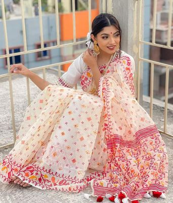 New Printed Half Silk Saree_img_15
