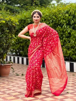 New Printed Half Silk Saree_img_33