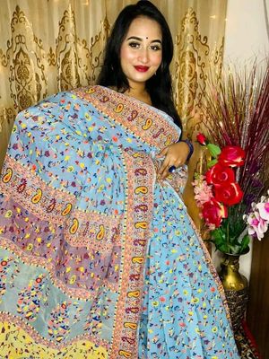 New Printed Half Silk Saree_img_48