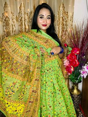 New Printed Half Silk Saree_img_49