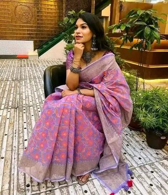 New Printed Half Silk Saree_img_63