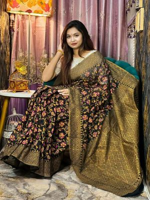 New Printed Half Silk Saree_img_64