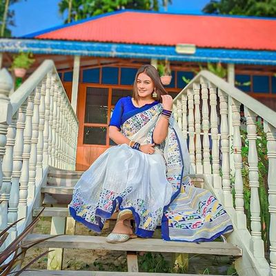 New Printed Half Silk Saree_img_65