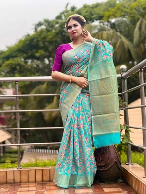 New Printed Half Silk Saree_img_68