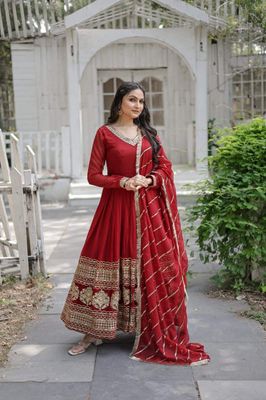 Rang Bahar Georgette Anarkali Suit._img_0