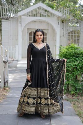 Rang Bahar Georgette Anarkali Suit._img_1