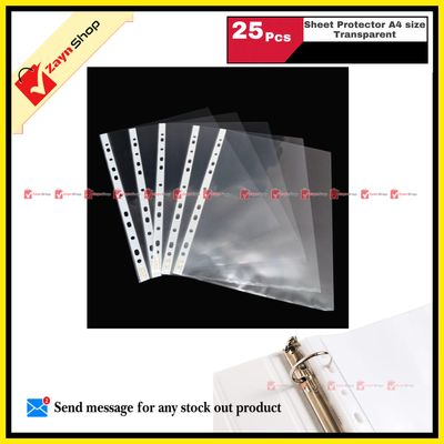 Sheet Protector A4 size Transparent 25_img_2