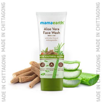 Buy Mamaearth Aloe Vera Face Wash 100ml – Soothing & Hydrating - 78455_img_1