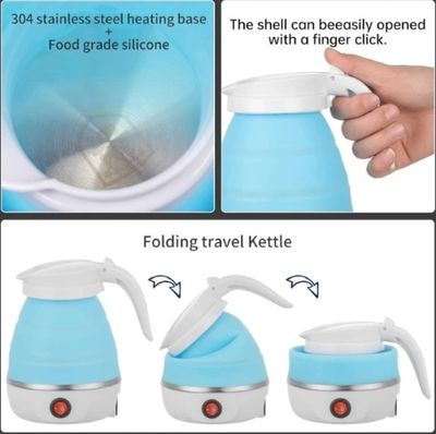 Foldable Travel Electric Kettle-Blue Color_img_2