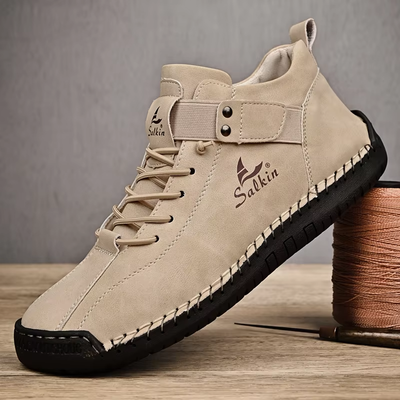 BREATHABLE LEATHER SHOE ANKLE BOOTS_img_3