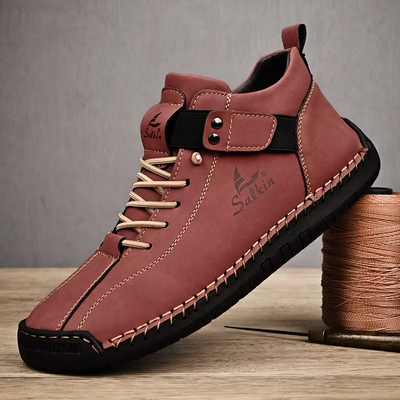 BREATHABLE LEATHER SHOE ANKLE BOOTS_img_7