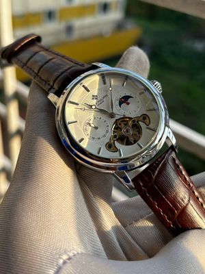 Patek Philippe V4 Automatic white Dial silver case_img_0