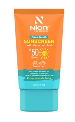 Nior Aqua Splash Sunscreen SPF 50 PA++++ 50ml