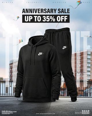 HJ09 Premium Winter Hoodie & Joggers Combo Set