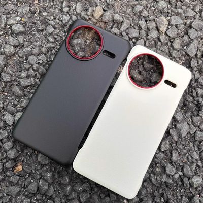Redmi k80/80pro Borderless Leather Drop-resistant PC Ultra-thin Hard Case / cover_img_0