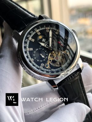 PATEK AUTO BLACK BELT SILVER CASE V3_img_1