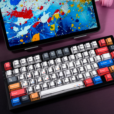 Classic Comic 1.7mm Thick PBT Original Height Keycaps_img_2