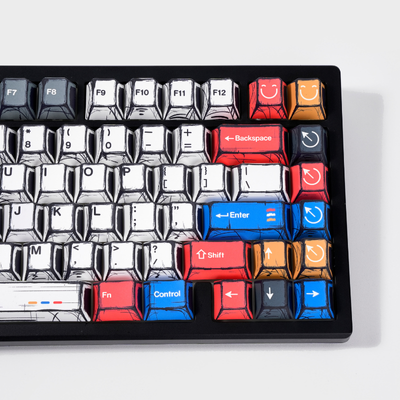 Classic Comic 1.7mm Thick PBT Original Height Keycaps_img_6