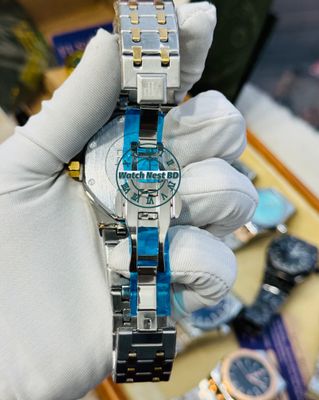 Audemars Piguet AP Dual Tone Golden Black Quartz Movement Sqr Watch (AA Grade)_img_3