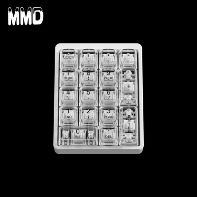 Transparent Numpad Keycaps - Set of 17 Keys_img_1
