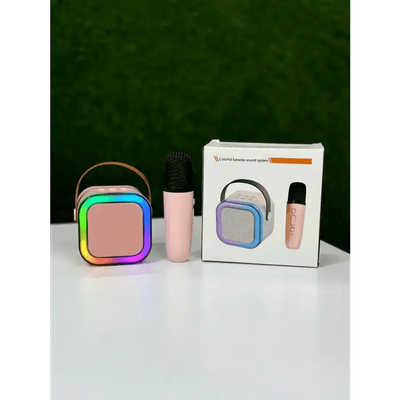 Portable Karaoke Speaker With Wireless Microphone