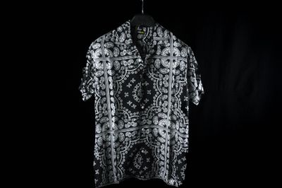 SALE: Men's Black Bandana shirt_img_0