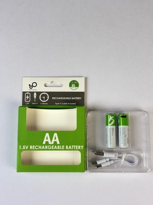 Rechargeable Battery Set With Type-C Charging Cable